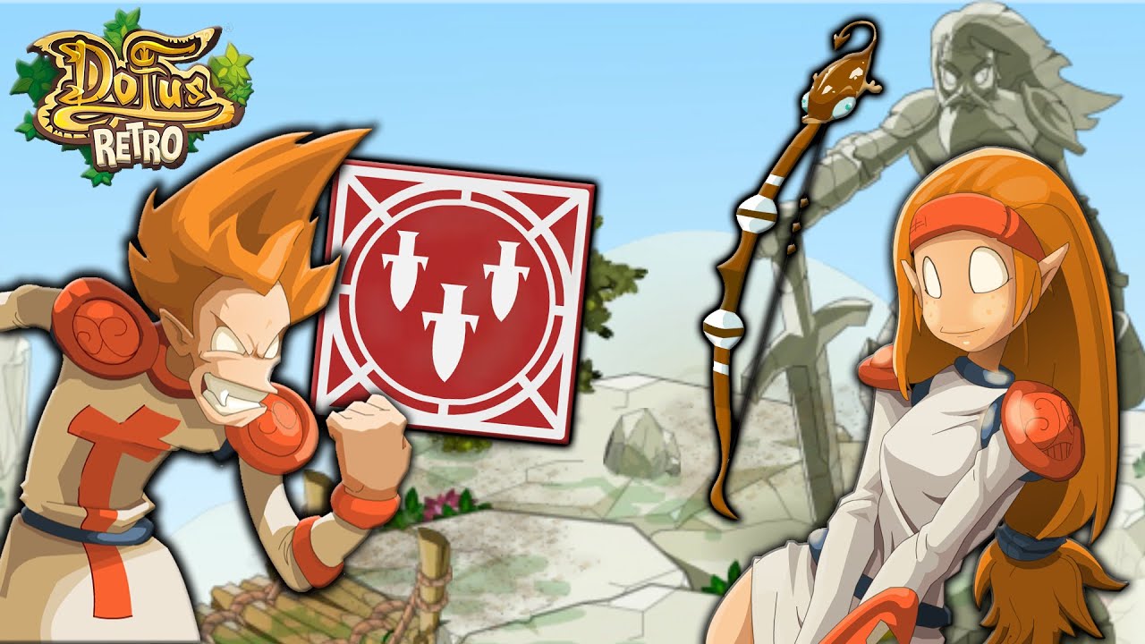PVP Niveau 60 : Iop Feu vs Iop Terre Arc du P&ecirc;cheur - PVP Dofus Retro
