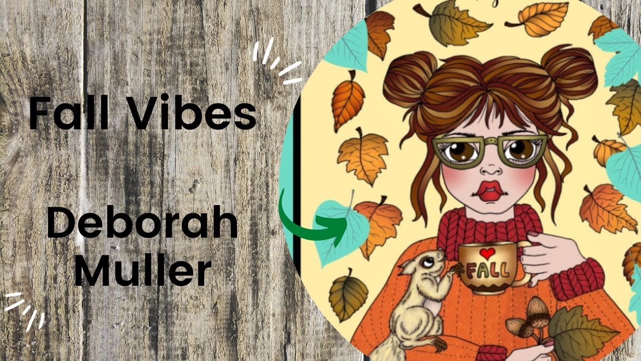 Fall Vibes - Deborah Muller //Adult Colouring Book Flip Through