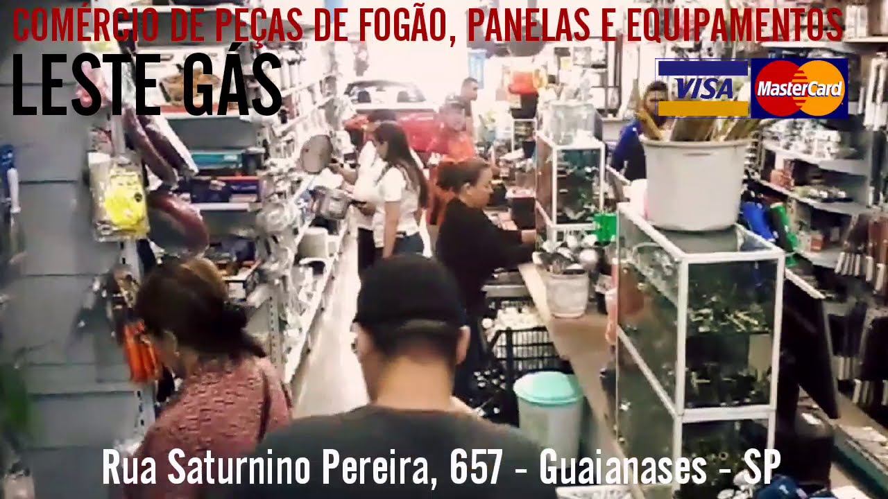 LESTE GÁS - COMÉRCIO DE PEÇAS DE FOGÃO, PANELAS, EQUIPAMENTOS E UTENSÍLIOS