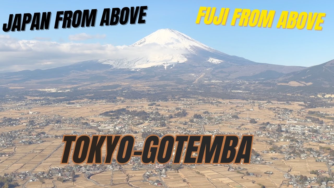 Helicopter Flight from Tokyo to Gotemba – with a View of Mount Fuji 🇯🇵🚁
