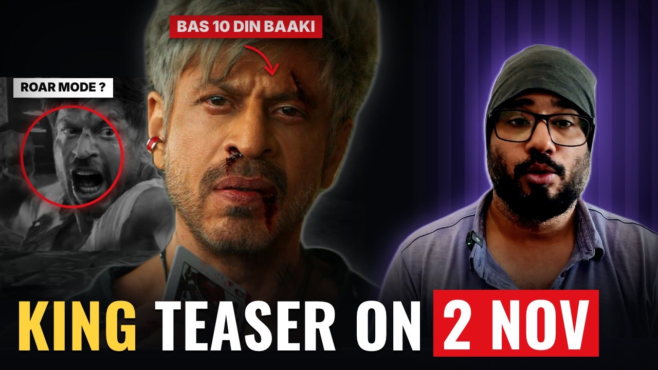 KING Aa Raha Hai! Bas 10 Din Aur | SRK Teaser Countdown