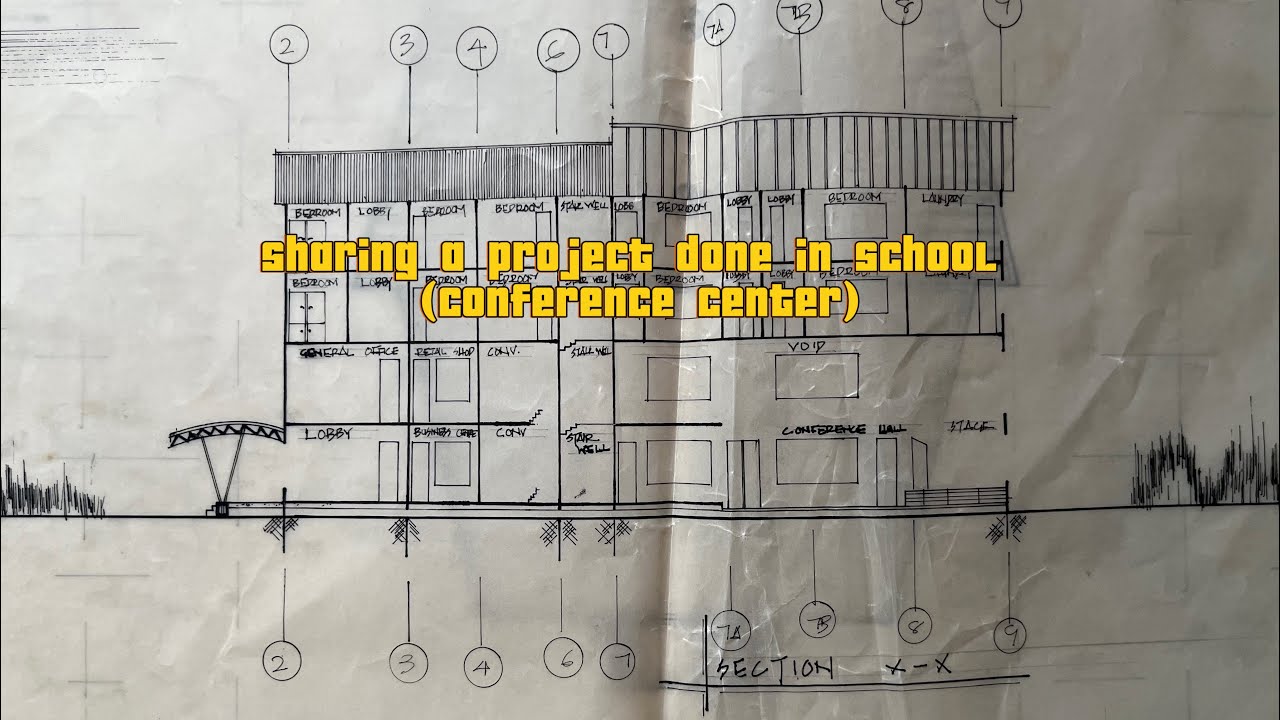 Sharing a project done in school (conference center)