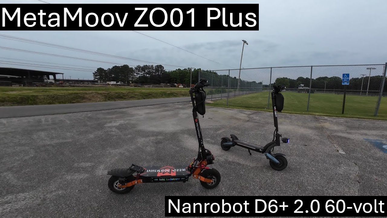 MetaMoov ZO01 Plus And Nanrobot D6 Riding Around Town, 150-mile Update, High Speed Riding!