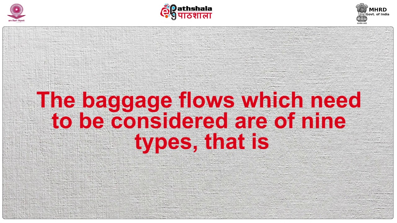 Baggage handling and procedures