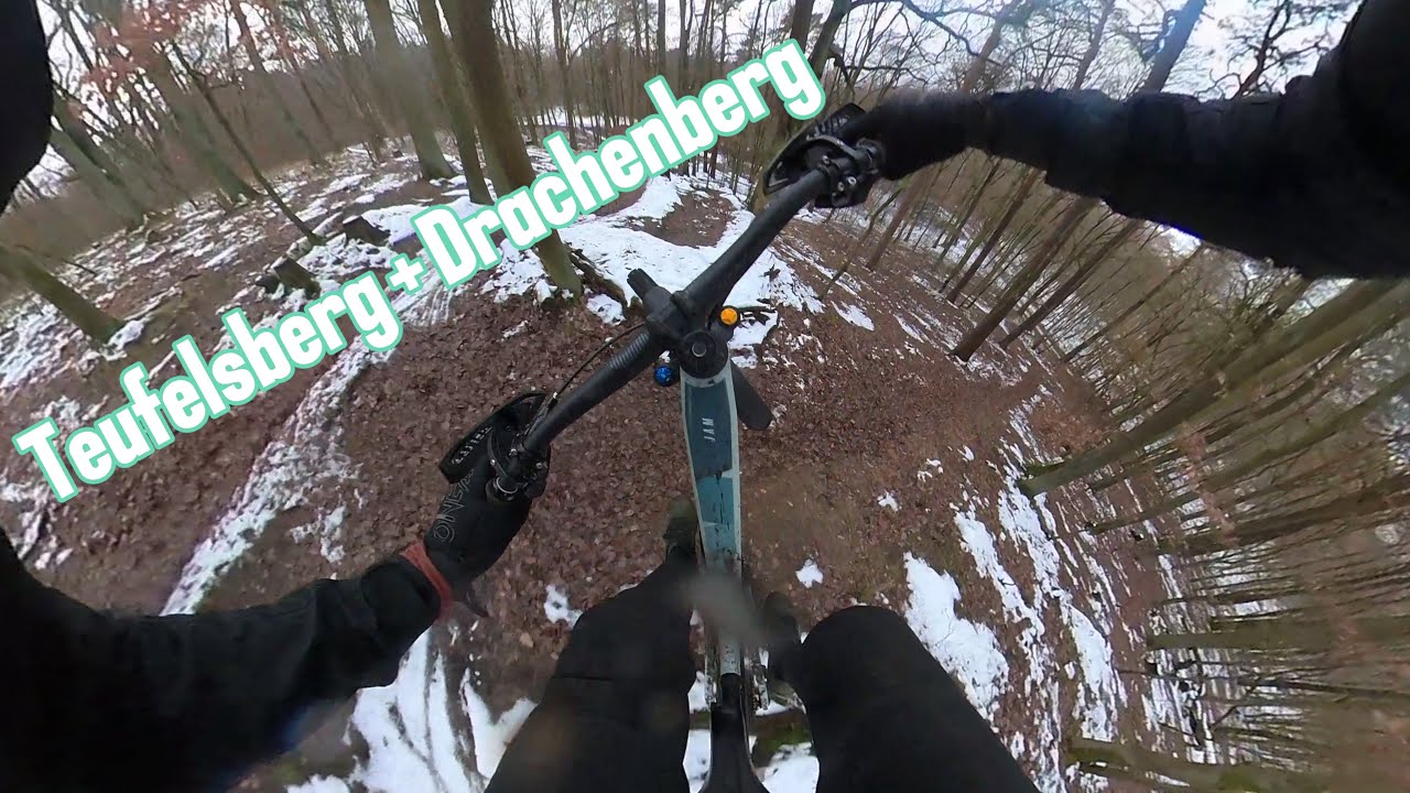 BERLIN Enduro MTB am Teufelsberg+ Drachenberg - Rahmenbruch und Loamers Teil1.