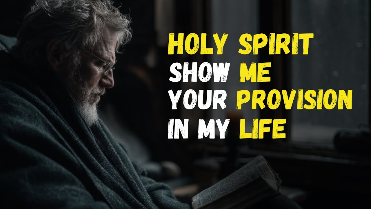 HOLY SPIRIT, show me how to TRUST Your PROVISION when everything else FALLS APART