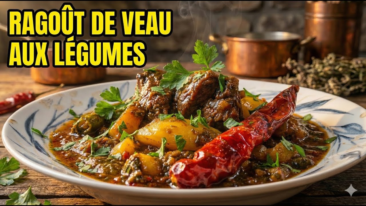 Ragoût Tunisien de veau aux légumes – Recette facile et traditionnelle