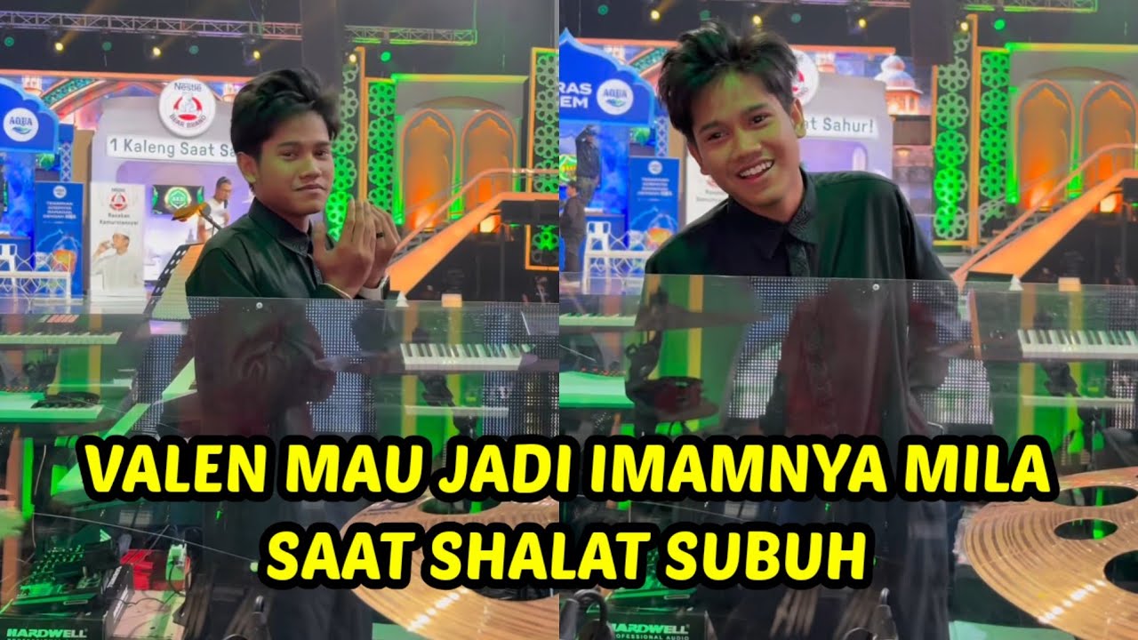 Valen jadi imamnya mila, mila dan valen shalat subuh