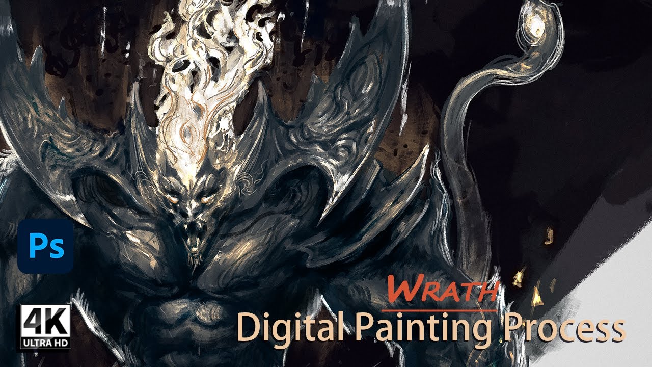 Character Design - Wrath | Digital Painting Timelapse | Concept Art