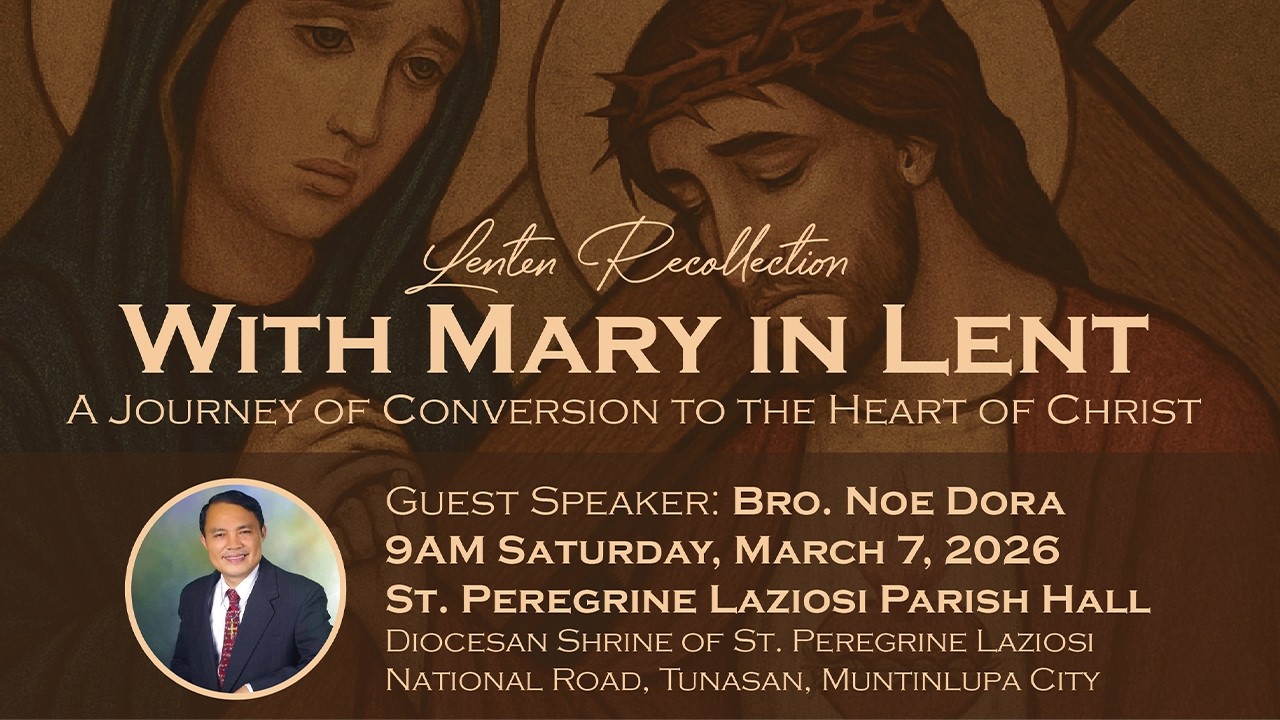 LIVE: 9AM Lenten Recollection | March 7, 2026