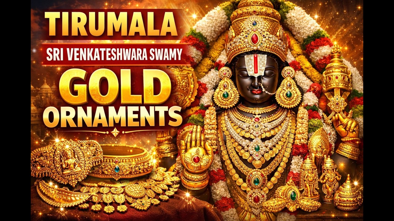 Tirumala Srivari Jewellery | Venkateswara Swamy Gold details