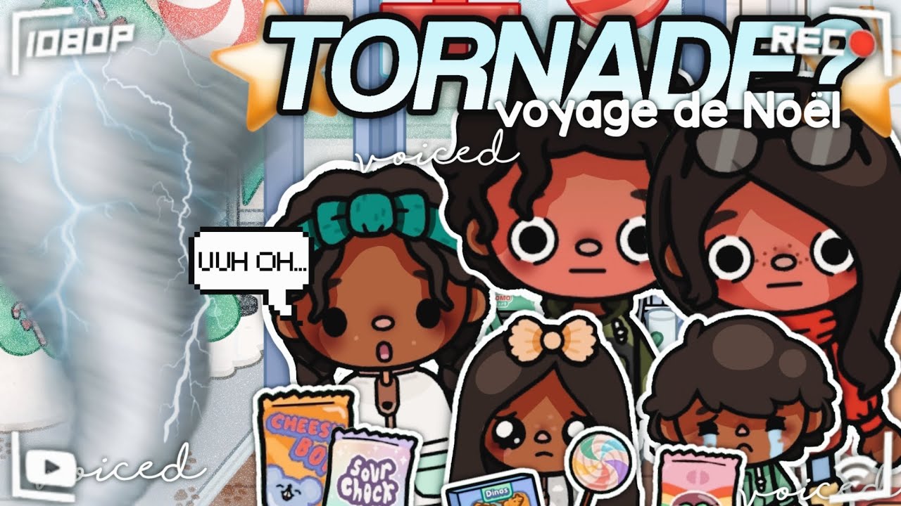 VOYAGE DE NOËL ❄️ *TORNADE?!* 🌪🌀| ft. La famille! 💞 | Its Niora! 🤍°.•