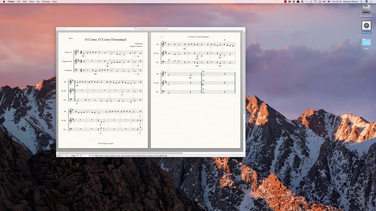 Finale to Audacity