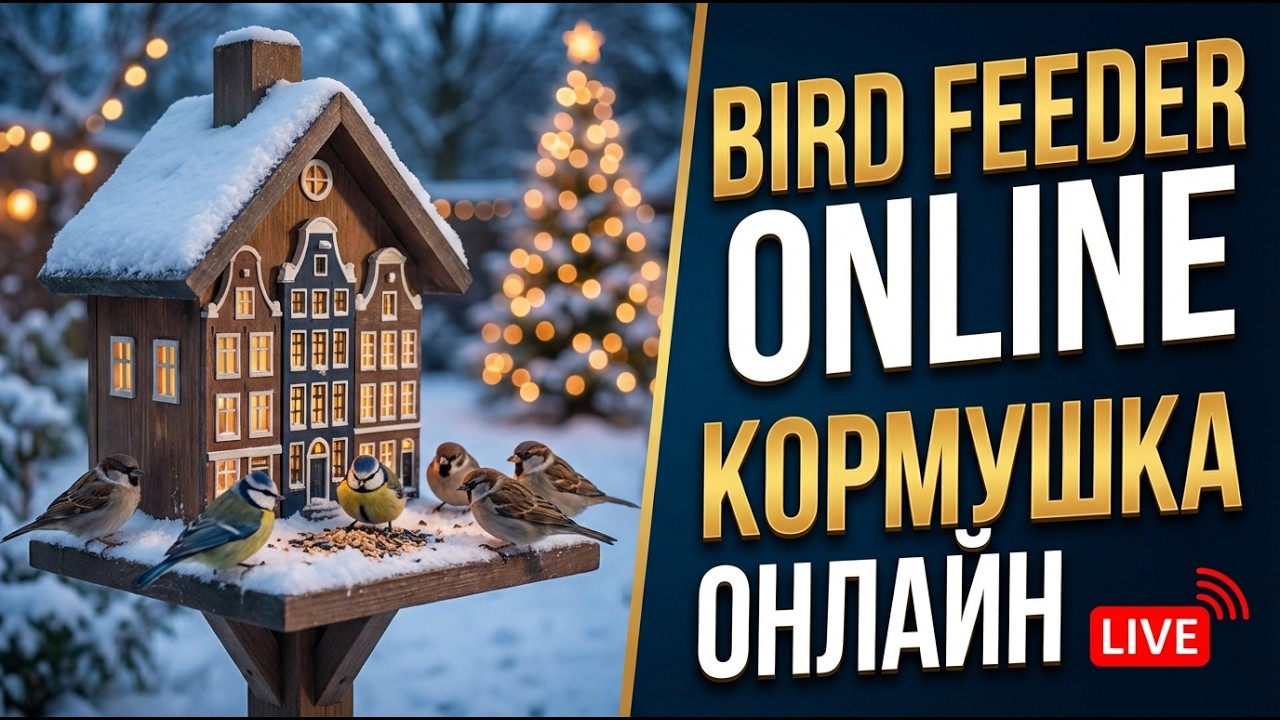 КОРМУШКА ДЛЯ ПТИЦ ОНЛАЙН | BIRD FEEDER ONLINE https://www.twitch.tv/birdfeederonline