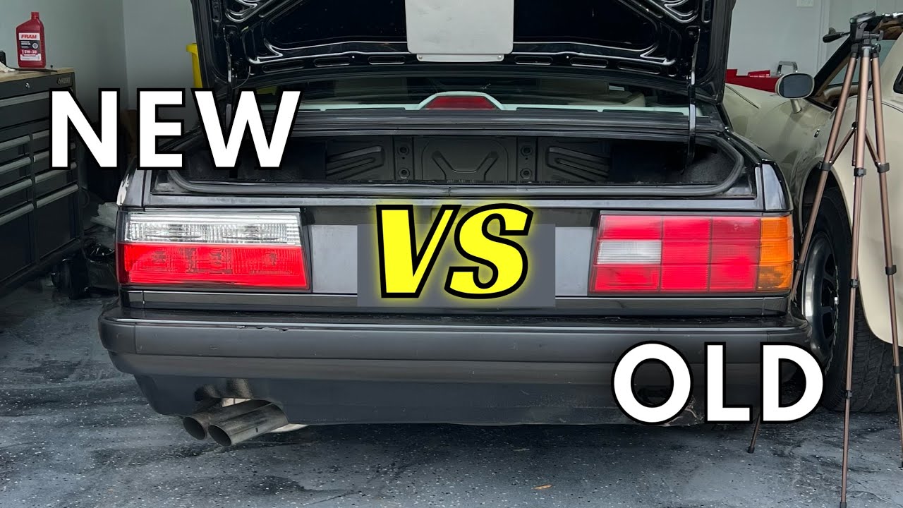 E30 GETS NEW EBAY TAIL LIGHTS!