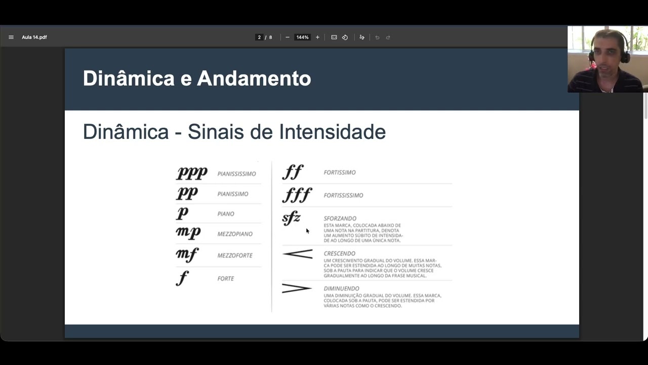 Aula 14 - Dinâmica e Andamento (parte 1)