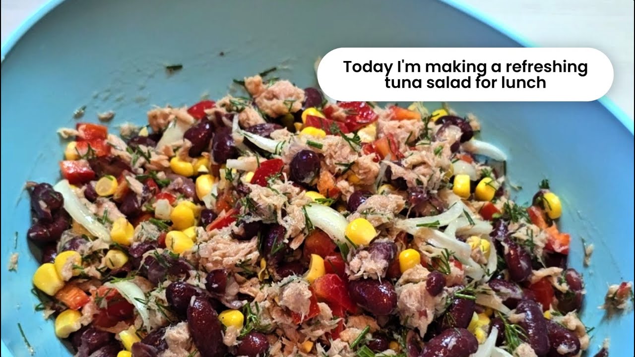 I'm Making a Refreshing Tuna Salad for Lunch 🥗🐟🍋