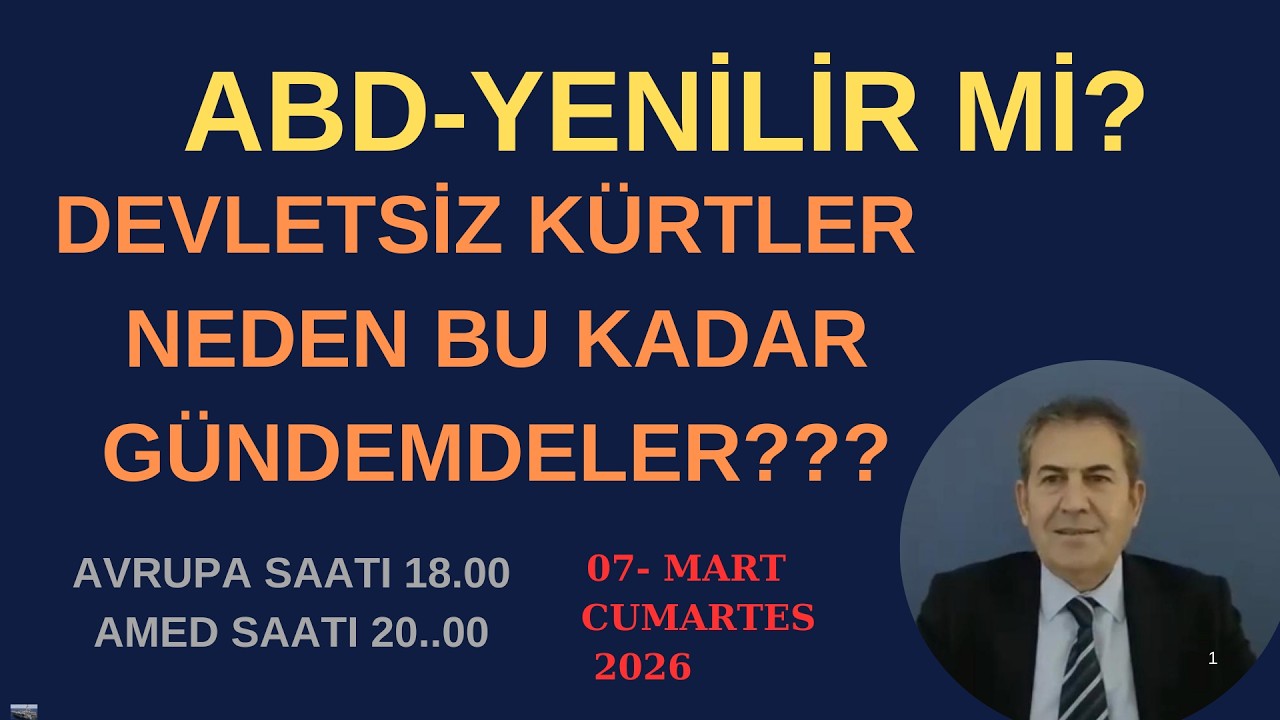 ABD- YENİLİR Mİ? DEVLETSİZ KÜRTLER NEDEN BU KADAR GÜNDEMDE ???