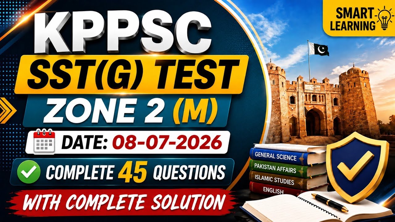 KPPSC SST (General) Zone 2 (Male) Test | Complete 45 Questions with Detailed Solutions