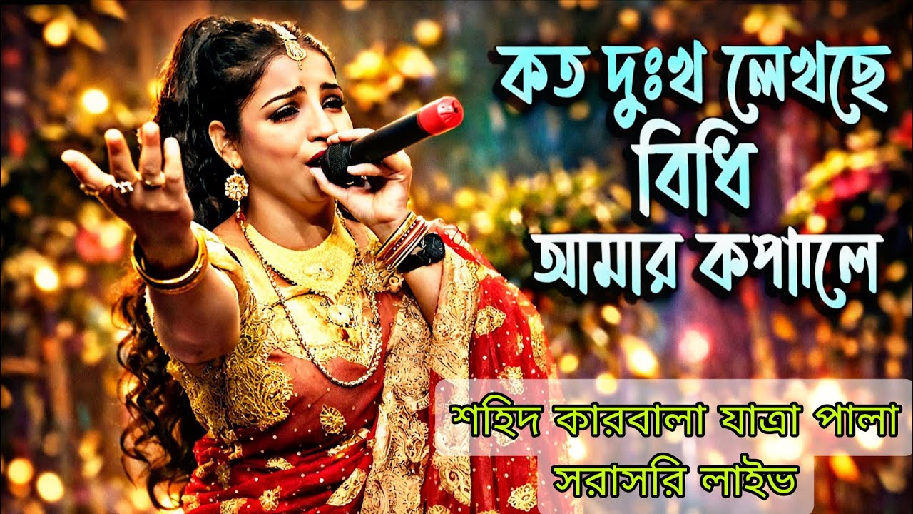 নায়িকা সাথী অভিনীত শহিদ কারবালা যাত্রা পালা সরাসরি লাইভে 🔴