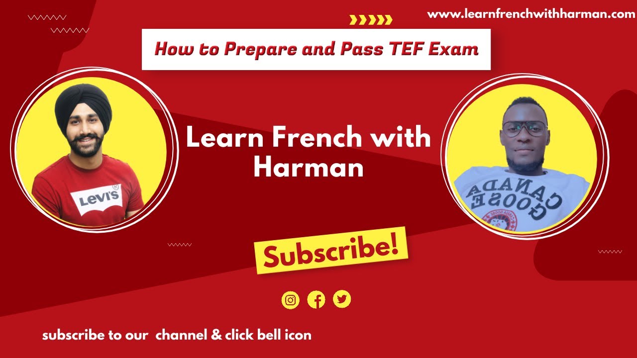TEF Canada French exam   How to prepare and pass Tef exam