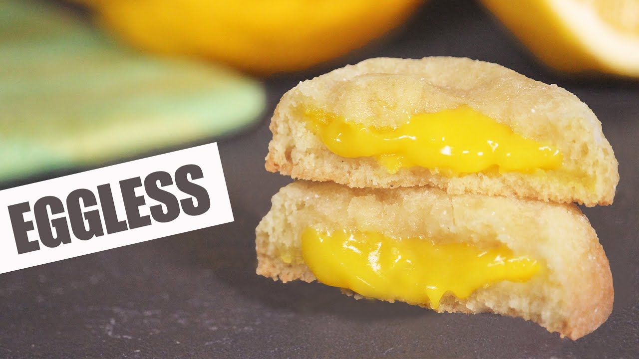 Stuffed Eggless Lemon Cookies | Soft & Creamy Filling | How Tasty Channel