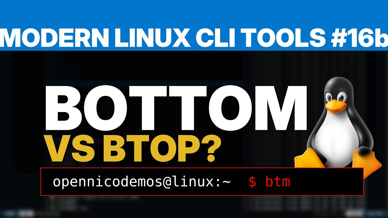 Современные инструменты командной строки Linux #16b: BOTTOM (btm) — Чистый, настраиваемый системн...