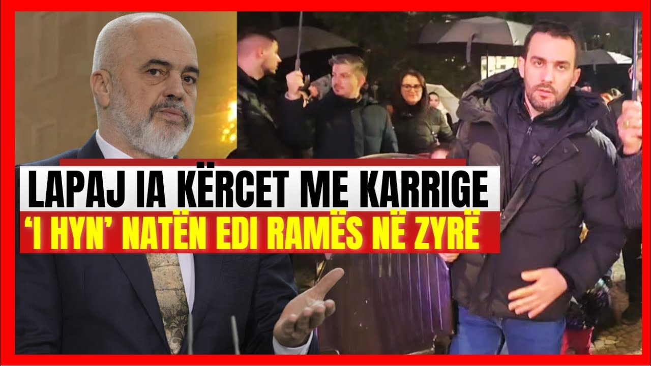 Lapaj 'kap' mes natës Edi Ramën- I hyn në zyrë me karrige, ndodh ajo që nuk pritej nga askush