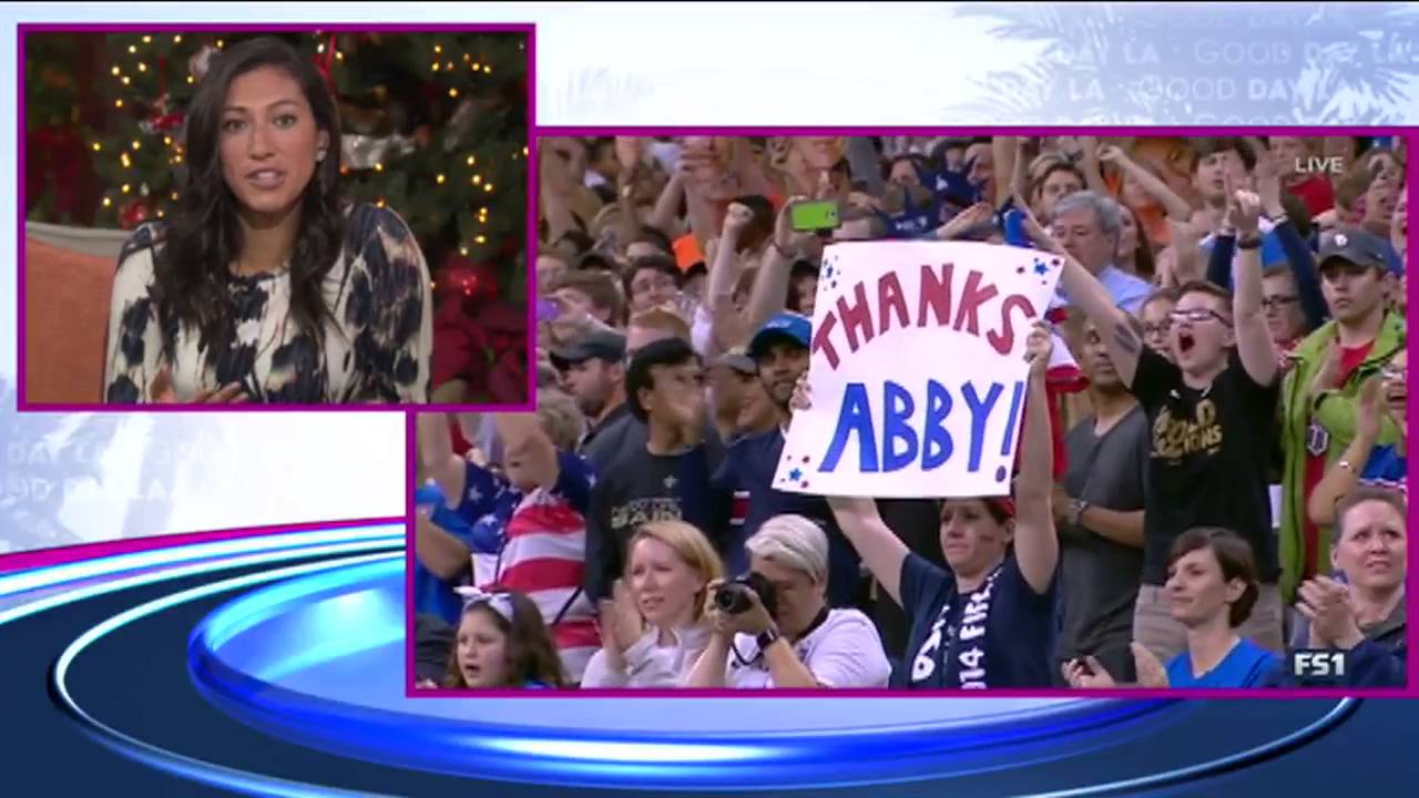 Soccer star Christen Press appears on Good Day LA