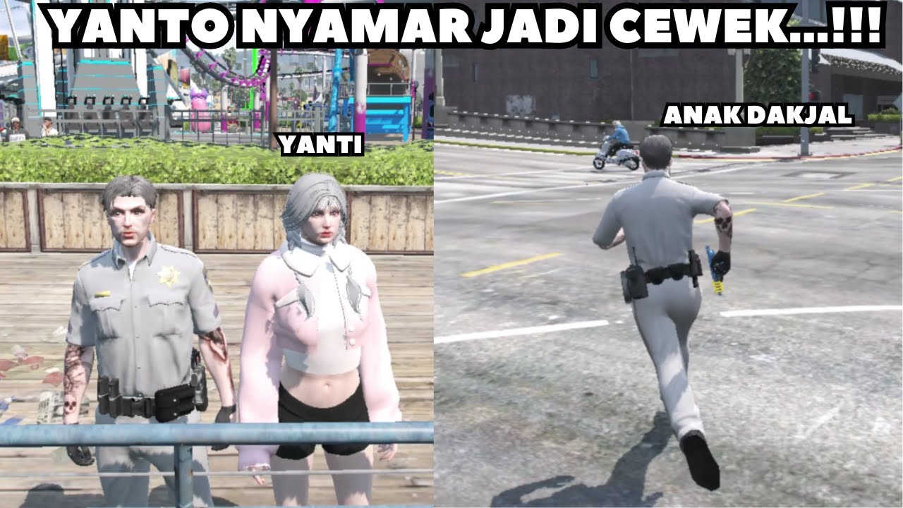 BISMA & PAK RT KORBAN YANTO YANG LAGI NYAMAR JADI CEWEK...!!! - GTA V ROLEPLAY