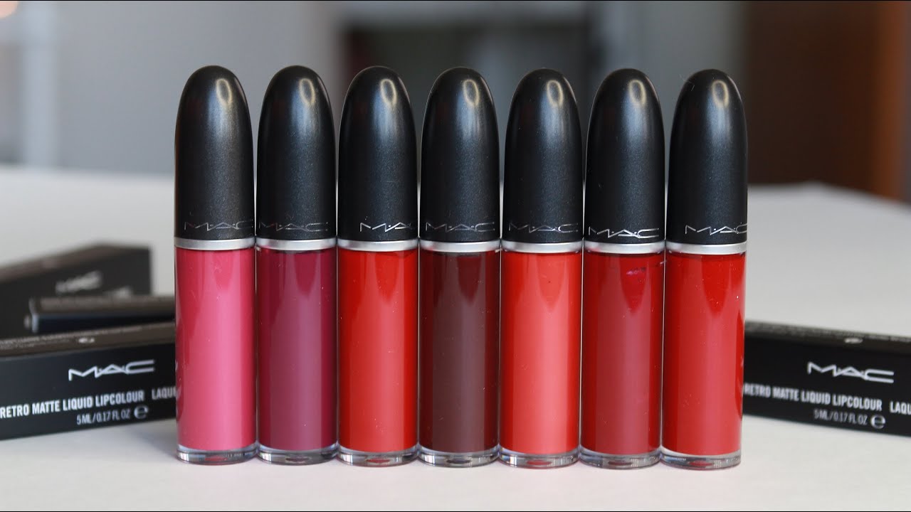 [SWATCH + REVIEW] MAC RETRO MATTE LIQUID LIPCOLOUR (WITH CC ENGSUB)