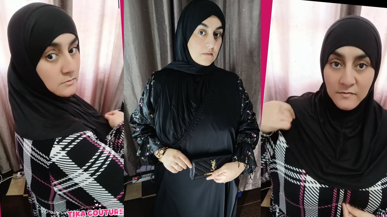 خياطة حجاب الاميرة ليكرا ببانضة لاسقة فيه قياس الكبار و 10 سنوات وما فوق