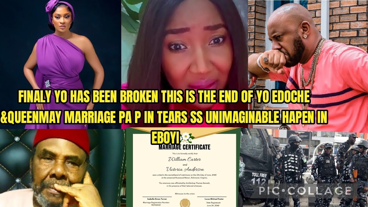 FINALY YO HAS BEEN BROKEN THIS IS THE END OF YO EDOCHE &QUEENMAY MARRIAGE PA P IN TEARS SS UNIMAGINA