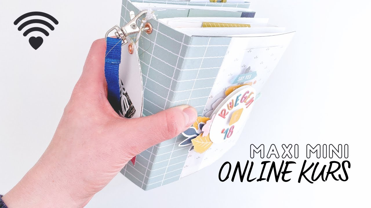 Schaut mal: MAXI Mini Album Online Kurs - lasst uns zusammen kreativ sein! ✂