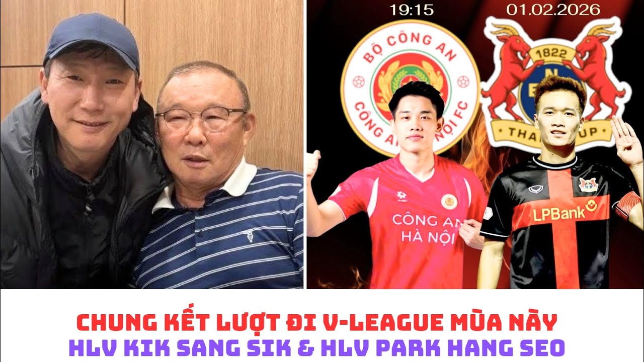 Đình Bắc vs Hoàng Đức - CAHN vs Ninh Bình FC - HLV Kim Sang Sik - HLV Park Hang Seo
