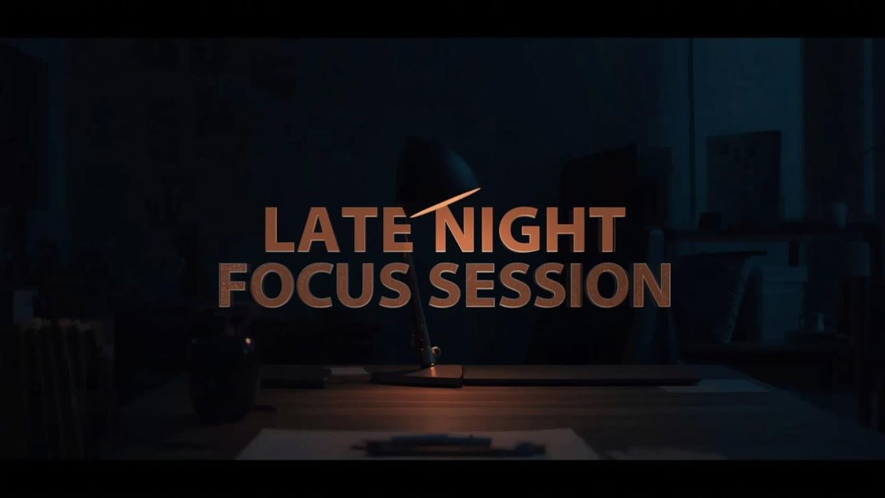 Late Night Focus Session | Upbeat & Chill Lo-Fi Sounds