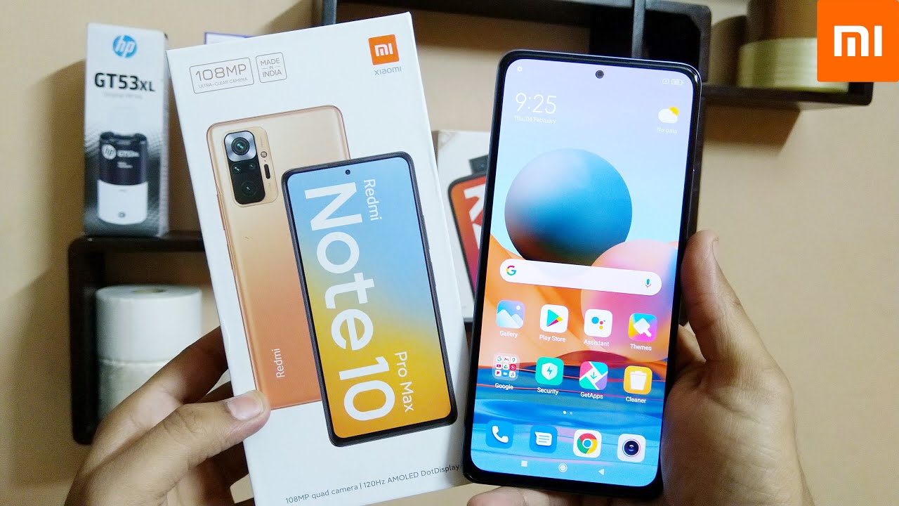Redmi Note 10 Pro Max | Indian Retail Unit 6+128 GB Unboxing and First impression