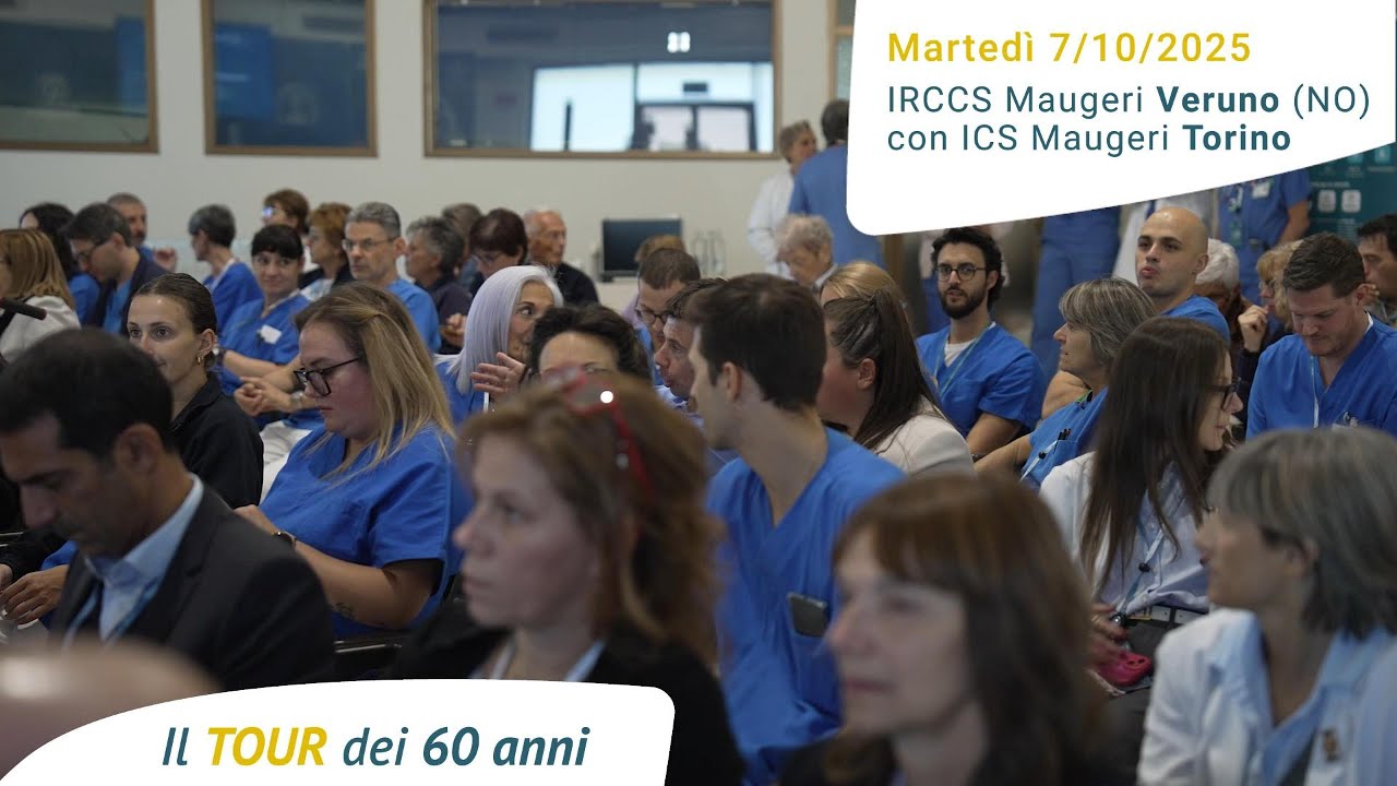 60 anni di ricerca cura e persone: 7 ottobre 2025 - 1a tappa all'IRCCS Maugeri Veruno