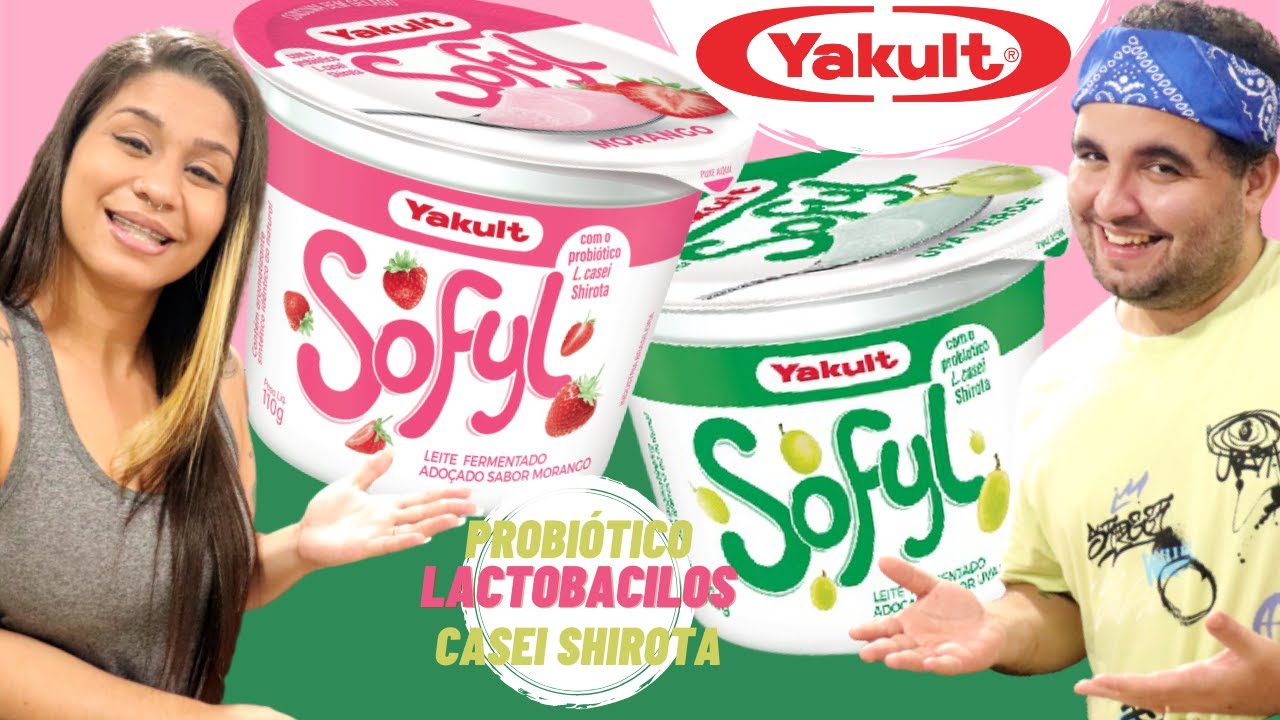 YAKULT SOFYL - NOS SABORES UVA VERDE E MORANGO