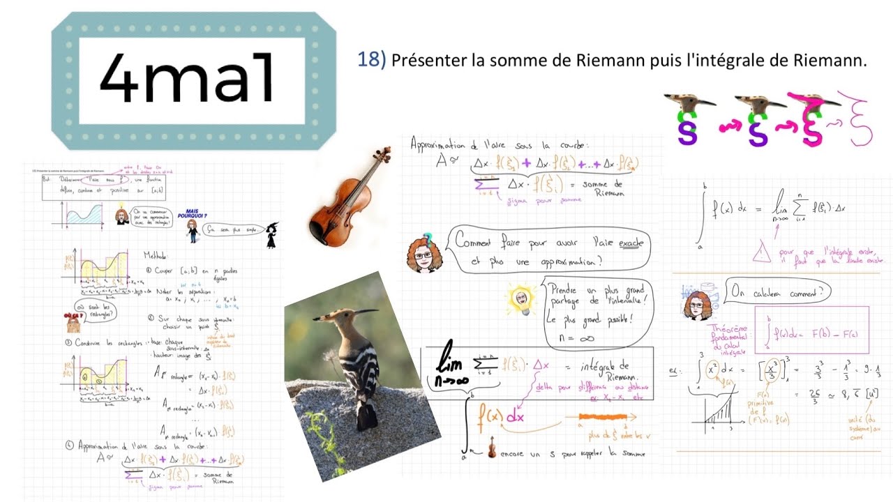 4ma1/3ma2- Somme et intégrale de Riemann [sujet d’oral]