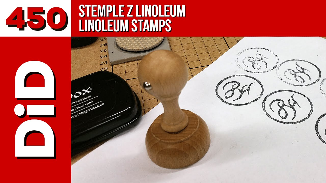 450. Stemple z linoleum / Linoleum stamps