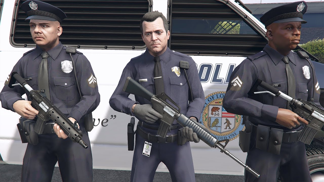How To Join the Police/LSPD In STORY MODE! (PC, PS4, Xbox One, PS3 & Xbox 360)