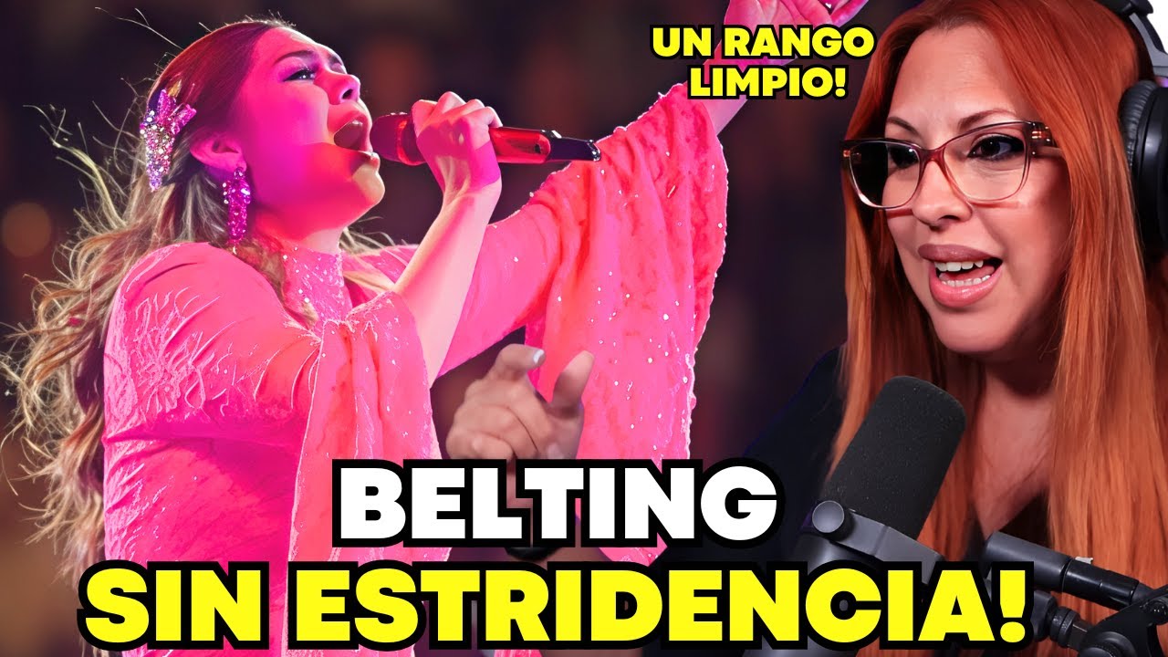 Yuridia demuestra que el BELTING SIN GRITOS ES POSIBLE!  | Vocal Coach Reaction & ANALYSIS