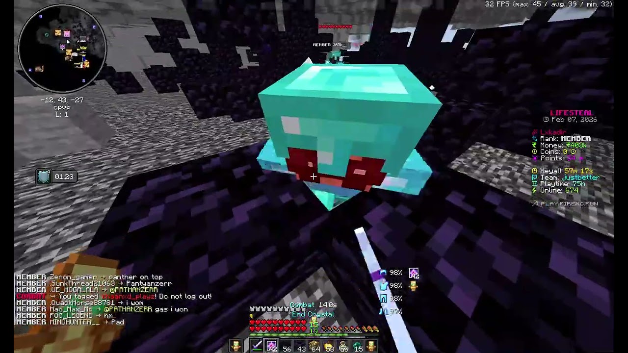 Dominating Fire MC Warp Season 7