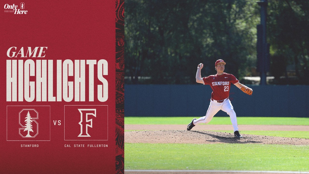 Highlights: Stanford Baseball vs. Cal State Fullerton (2/22/26)