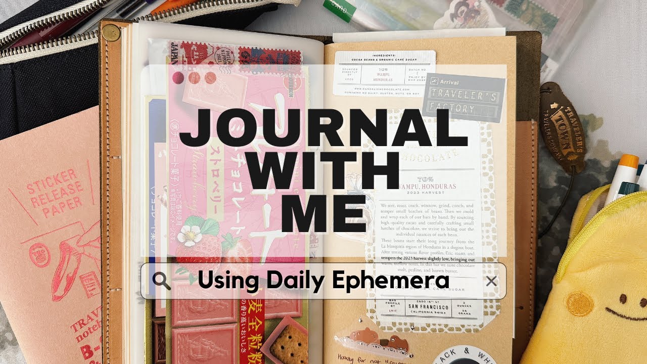 Journal With Me | Using Daily Ephemera