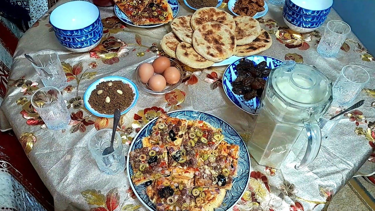 فطور اليوم الرابع🌙شاركت معاكم بطبوط معمر👩‍🍳🇲🇦