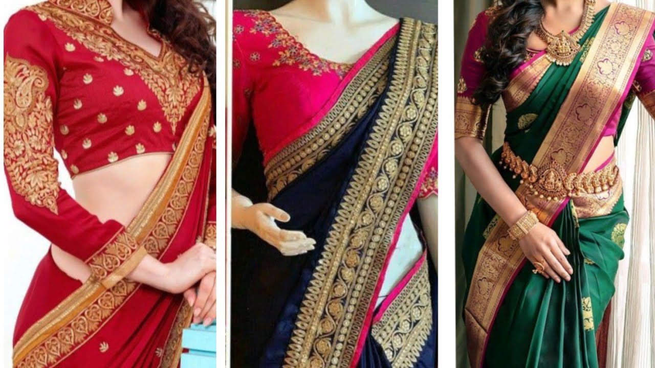 Latest Fancy Saree Designs Ideas 2021-2022 // New Beautiful Saree Designs Collection
