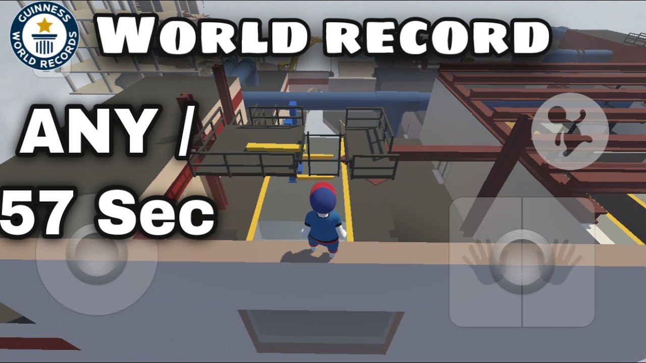 Human: Fall Flat Speedrun In Mobile WORLD RECORD Any / 57 sec