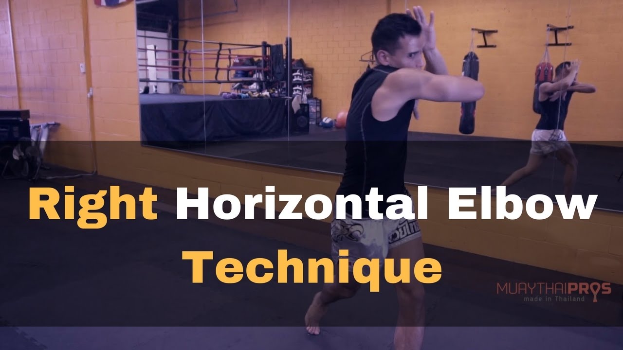 Right Horizontal Elbow Strike - Muay Thai Technique
